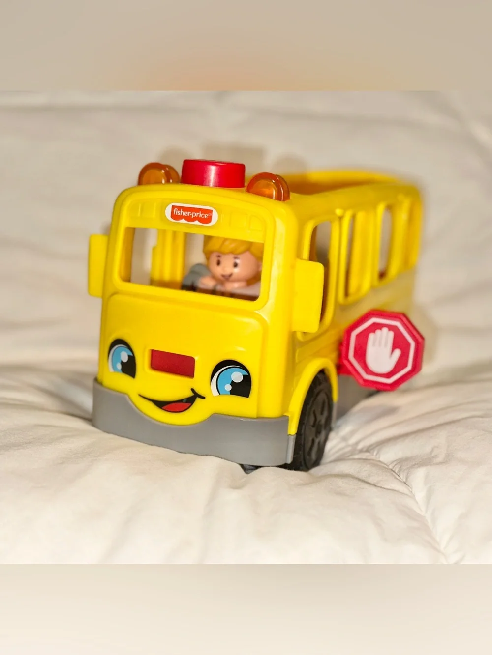 Fisher-Price Little People Sit With Me School Bus with Figurine Tested & Work